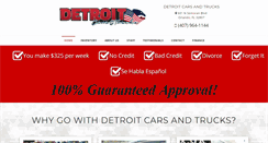 Desktop Screenshot of detroitcarsandtrucks.com